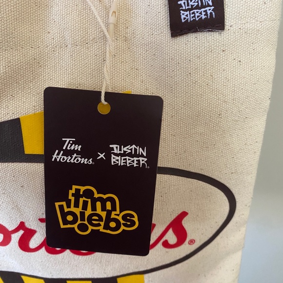 Limited Edition Tim Hortons Timbiebs Tote - Picture 2 of 2